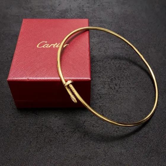 Cartier Juste un Clou necklace Yellow gold with diamond accents 40cm