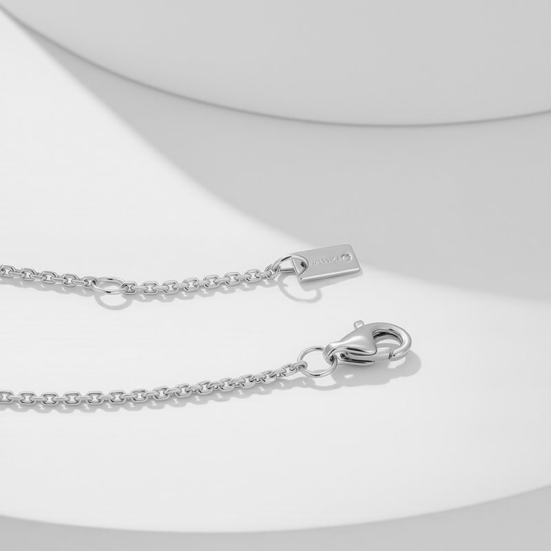 Messika Move Classique necklace 18k white gold diamond 45cm
