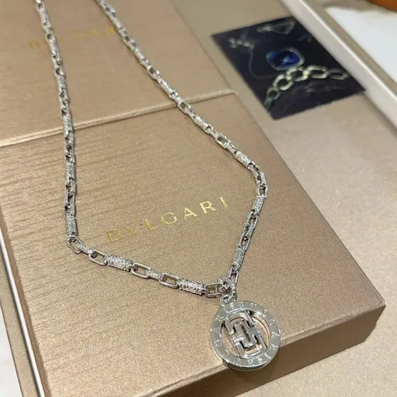 Bvlgari Bvlgari Bvlgari necklace silver-toned metal 50cm