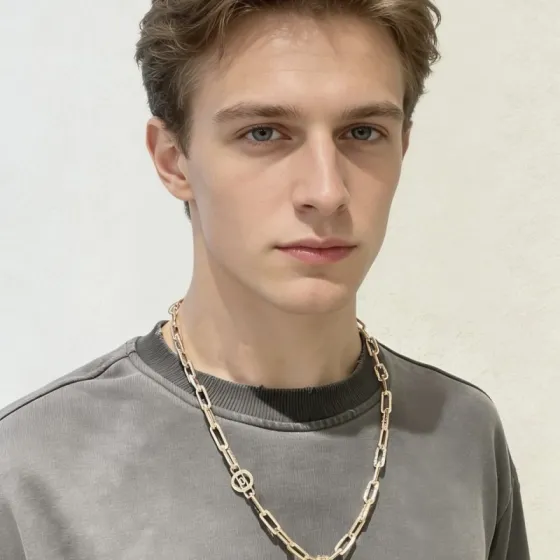 Bvlgari B zero1 necklace Rose gold 60cm