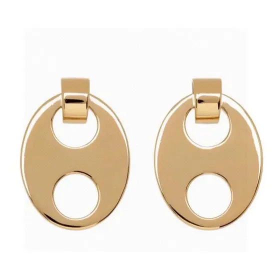 Loewe Anagram earrings gold 3cm