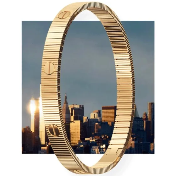 Cartier LOVE UNLIMITED bracelet 18K yellow gold 17cm