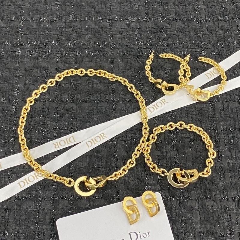 Dior CD Lock bracelet gold-tone metal 17cm