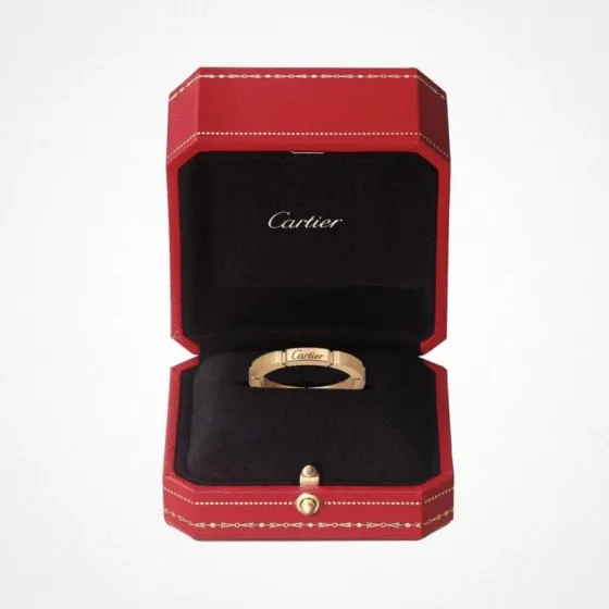 Cartier Maillon Panthere ring 18K rose gold no gemstones No 52