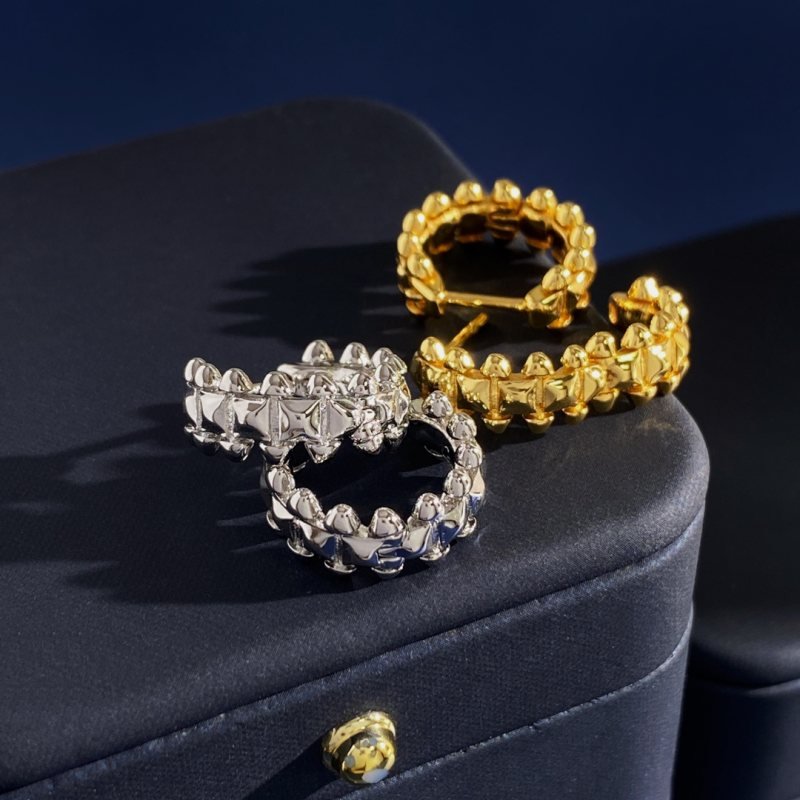 Cartier Clash de Cartier earrings 18k yellow gold 18k white gold 14mm hoop diameter