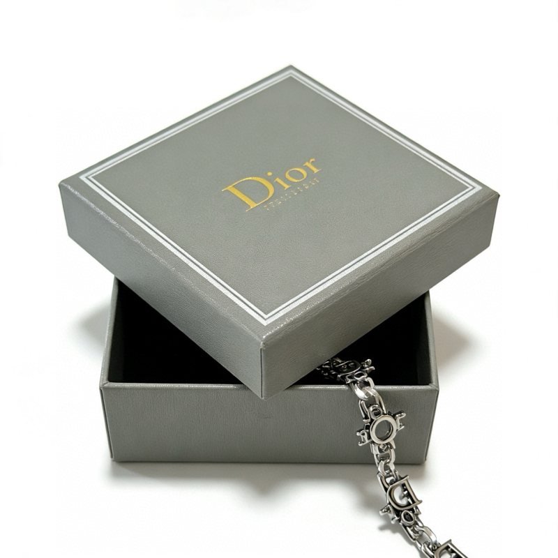 Dior Dio r evolution Logo Charm Chain Bracelet bracelet Antique silver-toned metal no accent stones 19cm