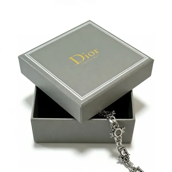 Dior Dio r evolution Logo Charm Chain Bracelet bracelet Antique silver-toned metal no accent stones 19cm