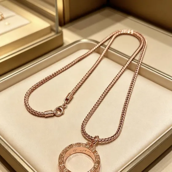 Bvlgari B zero1 necklace 18K rose gold 60cm