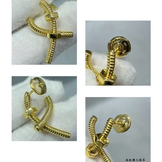 Cartier JUSTE UN CLOU earrings 18K yellow gold One Size