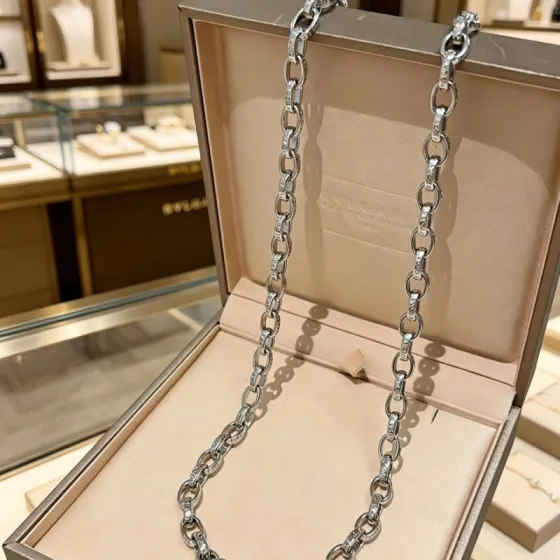 Bvlgari Bvlgari Bvlgari necklace silver-toned metal 45cm