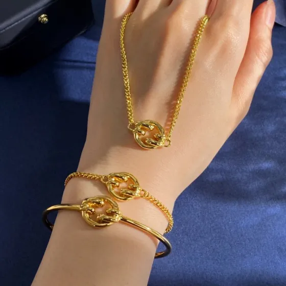 Fendi FD92 bracelet gold 56