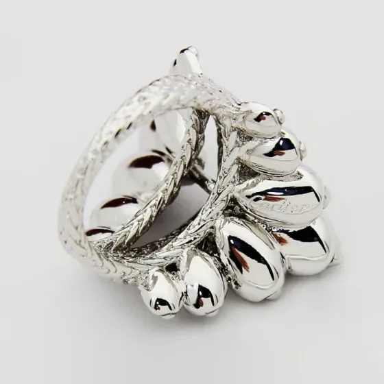 Cartier Grain de Cafe ring silver-toned metal 7
