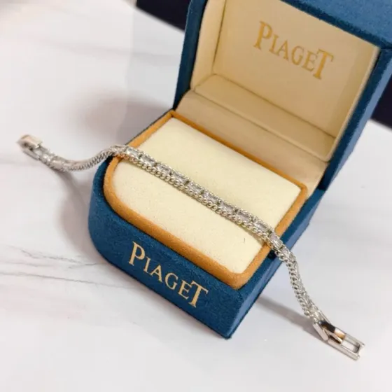Piaget Diamond Line Bracelet bracelet 18k white gold clear diamond 17cm