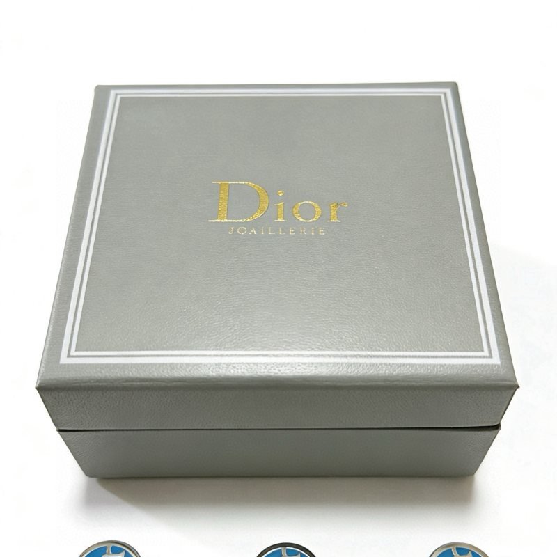 Dior Dior Logo Medallion Chain Bracelet bracelet Silver-toned metal with blue enamel logo accents 20cm