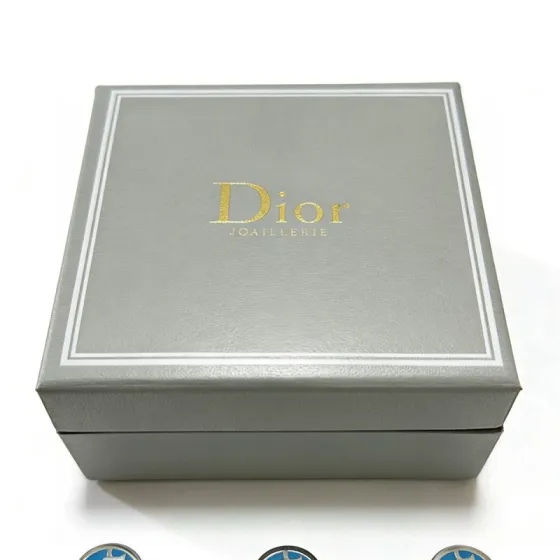 Dior Dior Logo Medallion Chain Bracelet bracelet Silver-toned metal with blue enamel logo accents 20cm