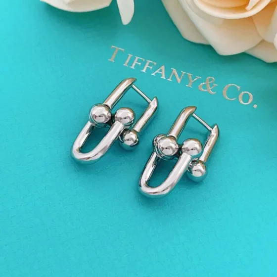 Tiffany Co HardWear earrings sterling silver 20mm length