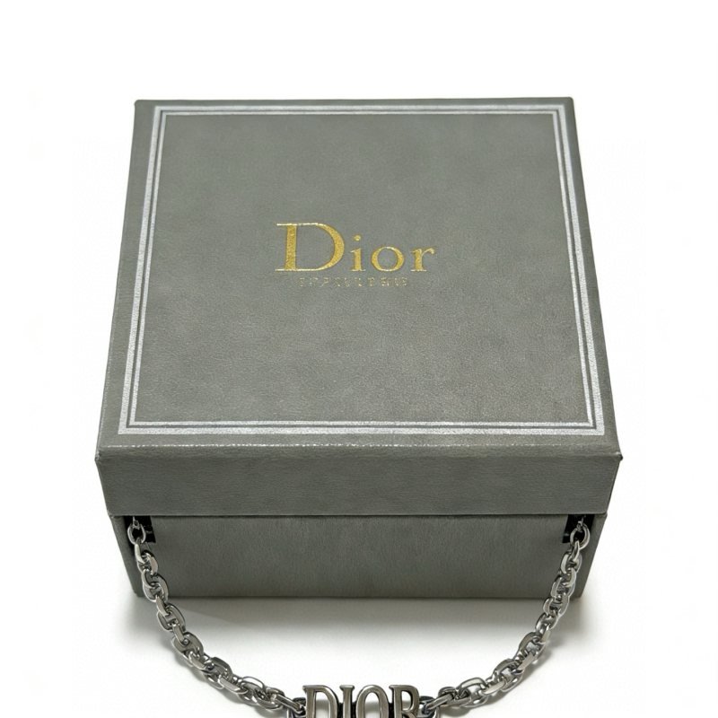 Dior Dio r evolution Logo Chain Bracelet bracelet Silver-tone metal no accent stones 19cm