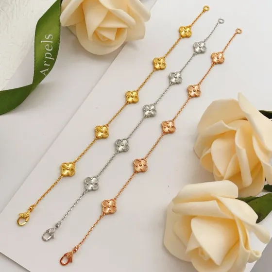 Van Cleef Arpels Sweet Alhambra bracelet Rose gold 17cm