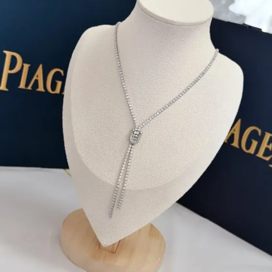 Piaget Lariat Diamond Necklace necklace White gold with clear diamonds 42cm