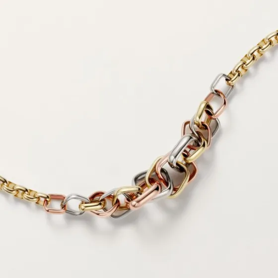 Cartier Trinity bracelet 18k yellow gold 18k rose gold 18k white gold adjustable 16-19cm