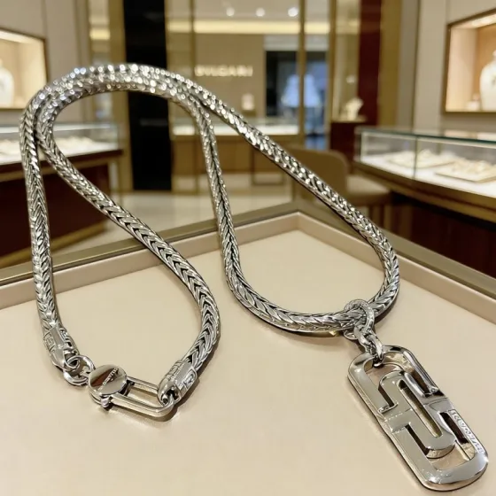Bvlgari Parentesi necklace silver-toned metal 60cm