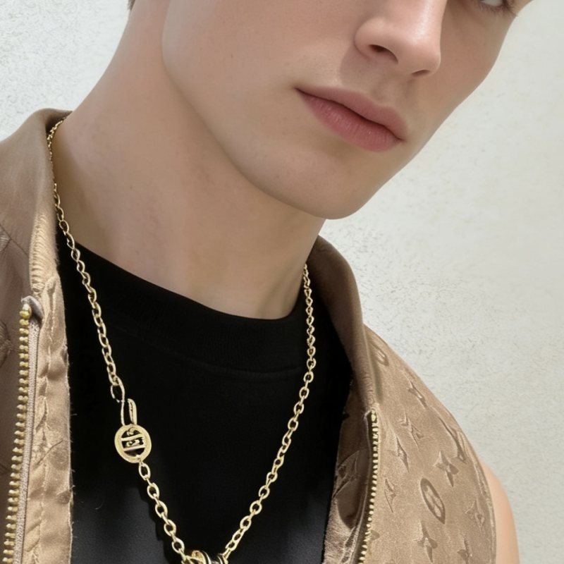 Bvlgari B zero1 necklace 18K yellow gold with black ceramic 60cm