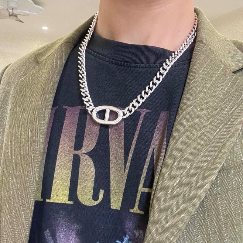 Hermes Farandole necklace silver metal 50cm