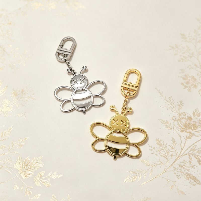 Dior Kaws Bee Charm pendant Silver-tone metal and Gold-tone metal no gemstones One Size