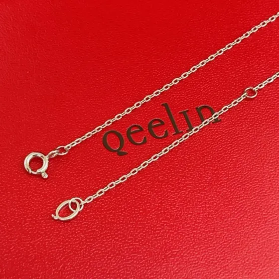 Qeelin Wulu necklace silver-toned metal no gemstones 42cm with 2cm extender
