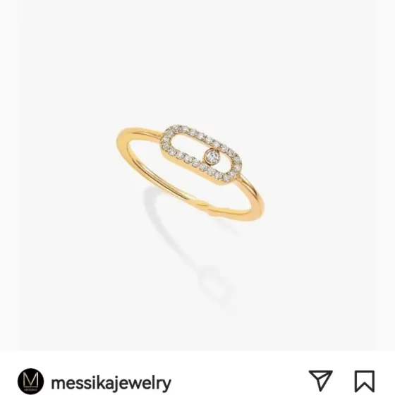Messika Move Uno ring Yellow gold white gold rose gold with diamonds 6 7 8