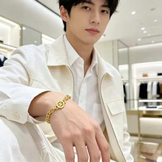 Bvlgari Bvlgari Bvlgari bracelet 18k yellow gold 18cm