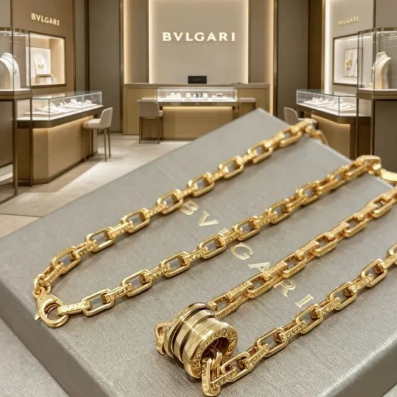 Bvlgari B zero1 necklace 18k yellow gold 46cm