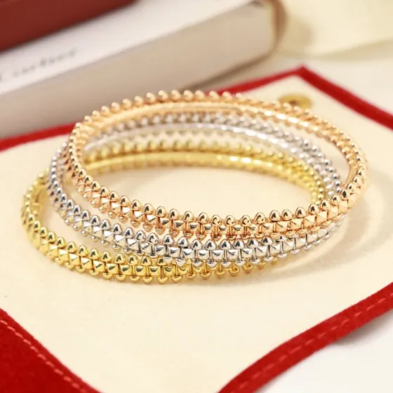 Cartier Clash de Cartier bracelet 18K yellow gold 18K rose gold 18K white gold 17cm