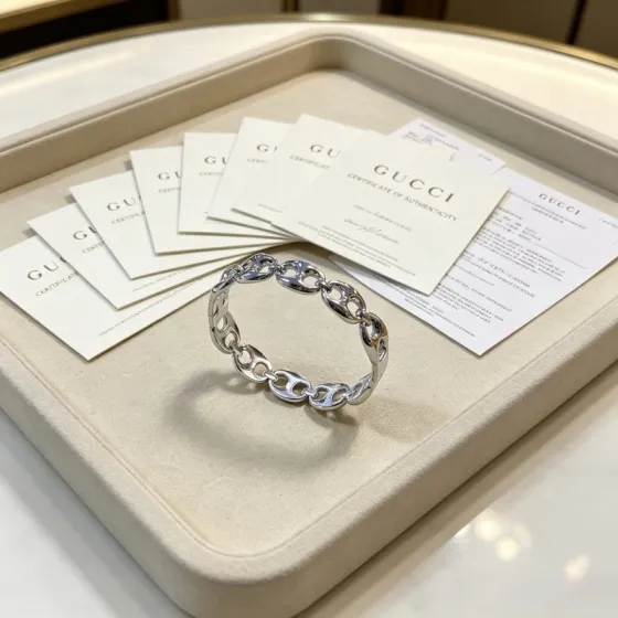 Gucci Anger Forest bracelet silver metal no gemstones 18cm