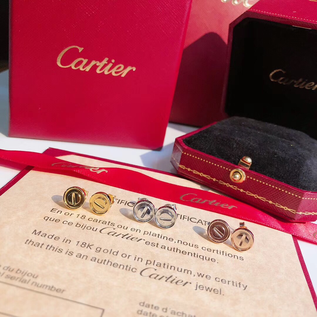 Cartier LOVE earrings 18K gold One Size