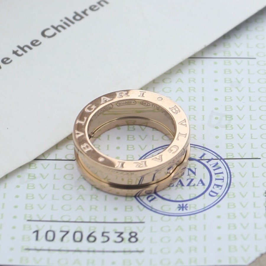 Bvlgari B zero1 ring rose gold 5-9