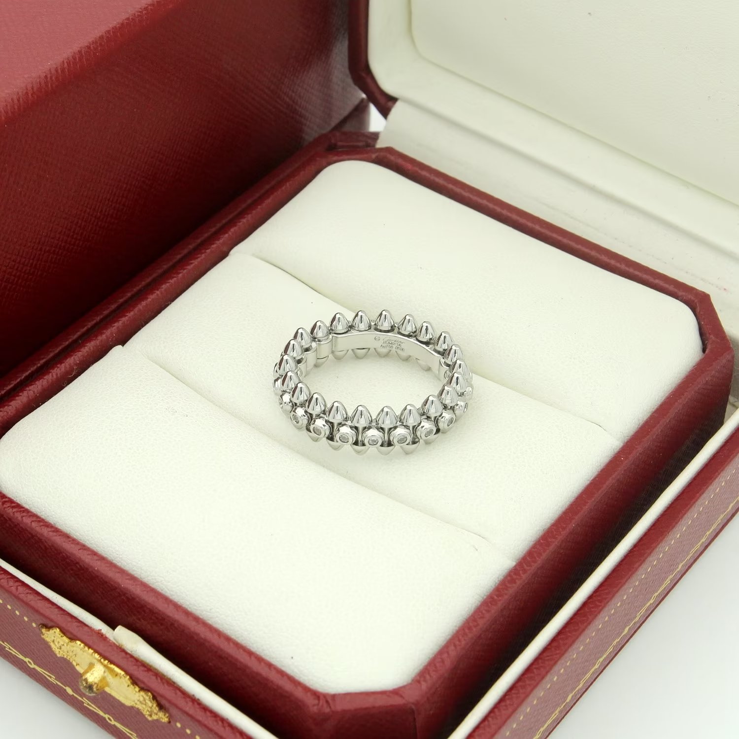 Cartier Clash de Cartier ring 18K yellow gold 18K rose gold 18K white gold diamond accents 6 7 8 9