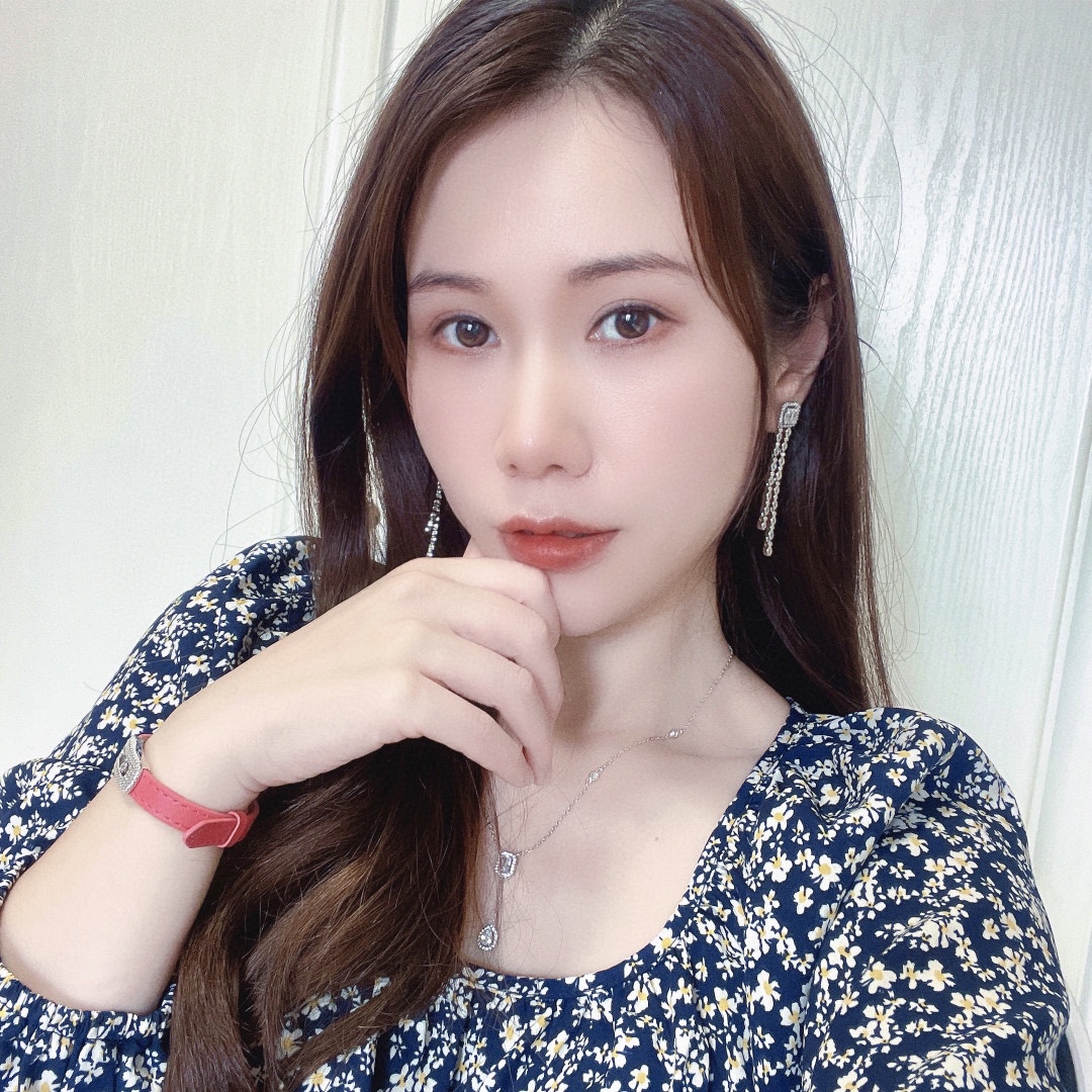 Messika My Twin Toi Moi Y-Drop Lariat Necklace necklace Yellow gold with clear diamonds 42cm
