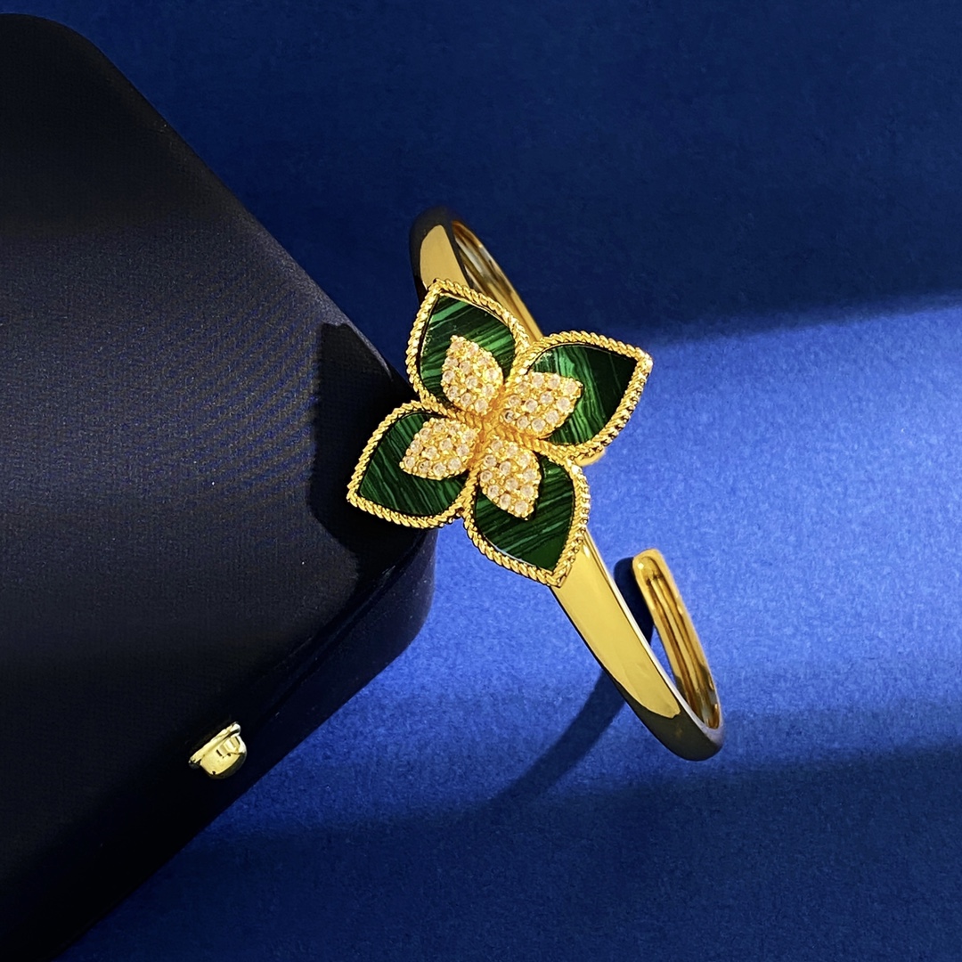 Roberto Coin Bracciale Love in Verona Oro giallo con accenti di diamanti varianti disponibili con madreperla bianca verde malachite blu lapislazzuli onice nero e intarsi turchese 17 cm