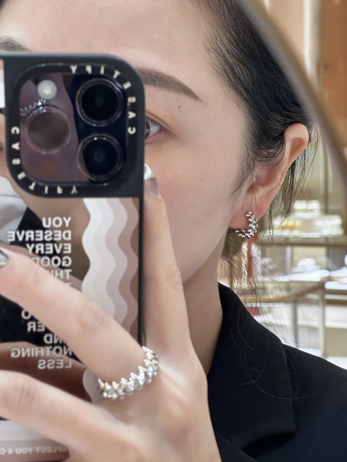 Cartier Clash de Cartier earrings 18k yellow gold 18k white gold 14mm hoop diameter