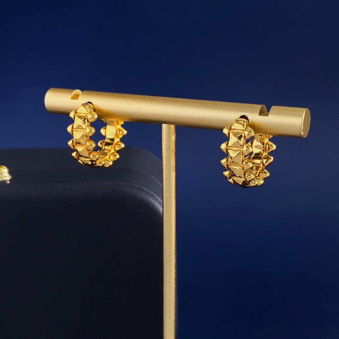 Cartier Clash de Cartier earrings 18k yellow gold 18k white gold 14mm hoop diameter
