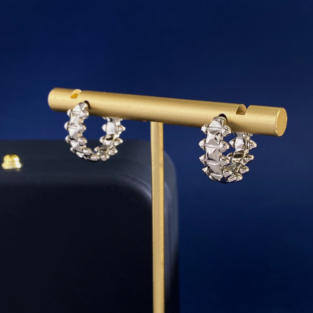 Cartier Clash de Cartier earrings 18k yellow gold 18k white gold 14mm hoop diameter