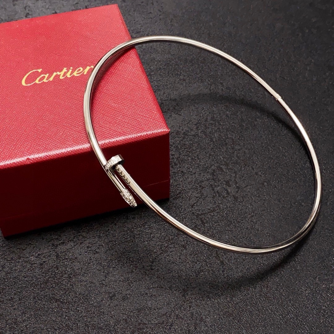 Cartier Juste un Clou necklace Yellow gold white gold rose gold with diamond accents 40cm