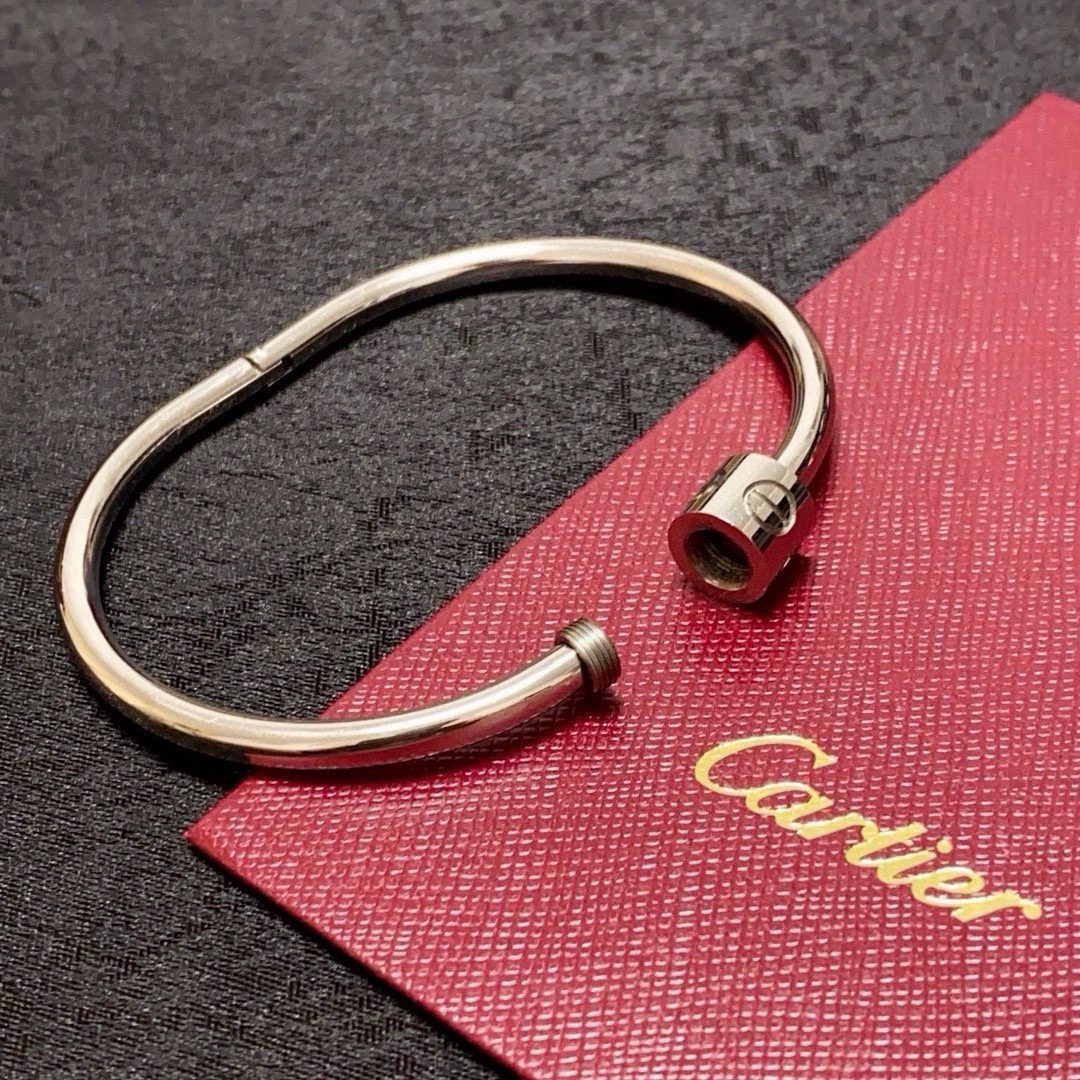 Cartier Love Bangle bracelet 18k yellow gold 18k white gold 17