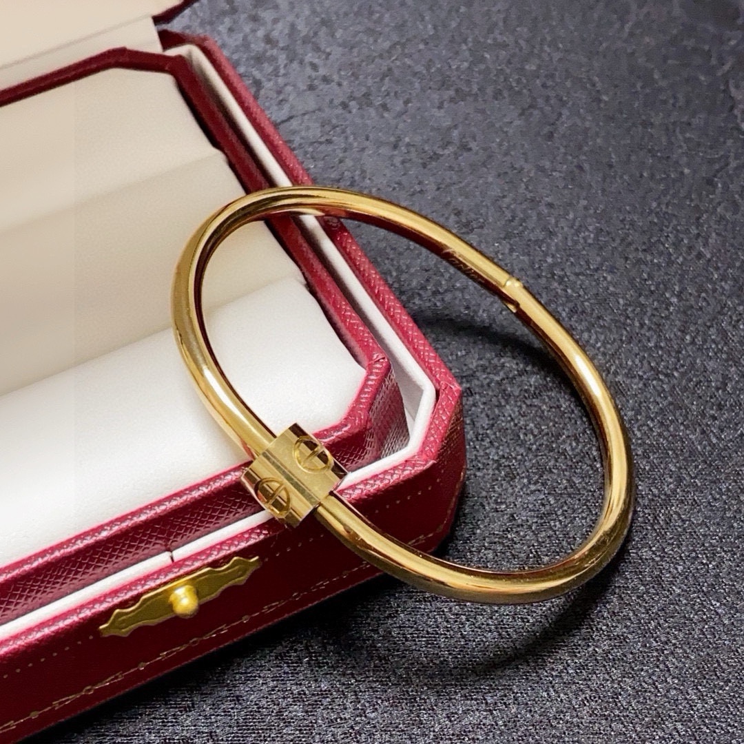 Cartier Love Bangle bracelet 18k yellow gold 18k white gold 17