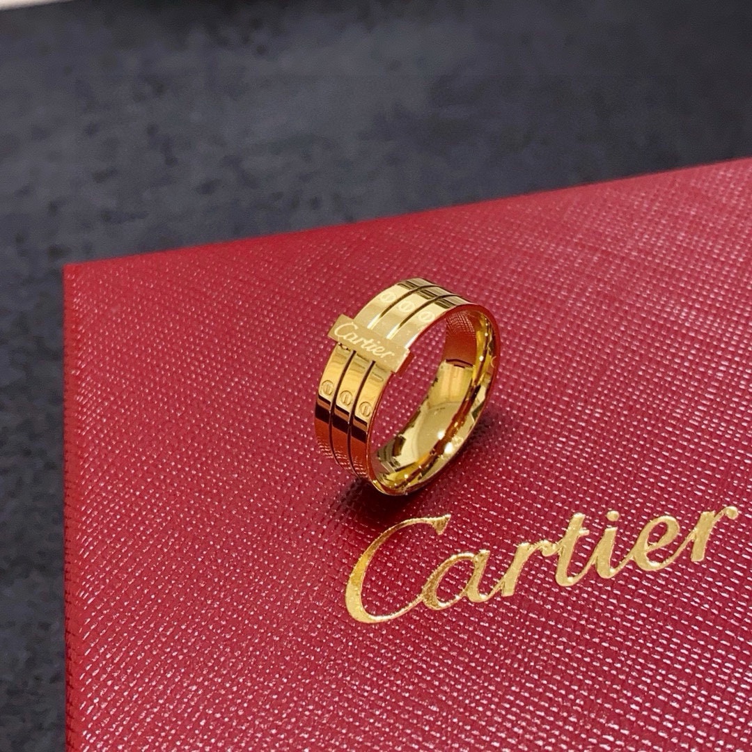 Cartier Maillon Panthere ring yellow gold 7