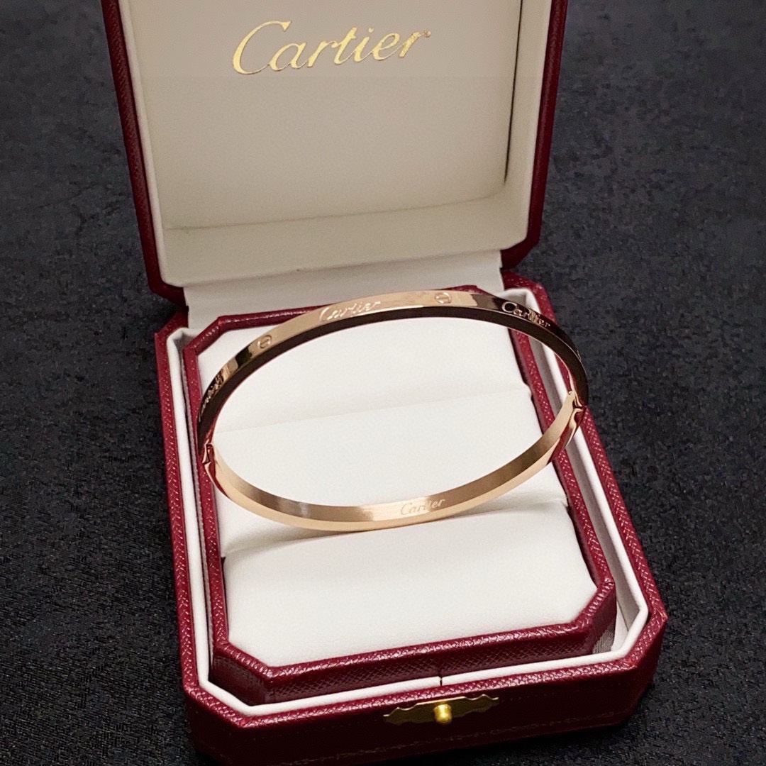Cartier Love bracelet 18k yellow gold 18k rose gold 18k white gold no gemstones 17