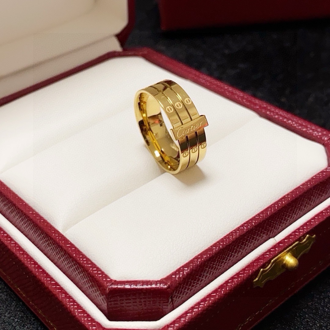 Cartier Maillon Panthere ring 14K yellow gold no accent stones 7