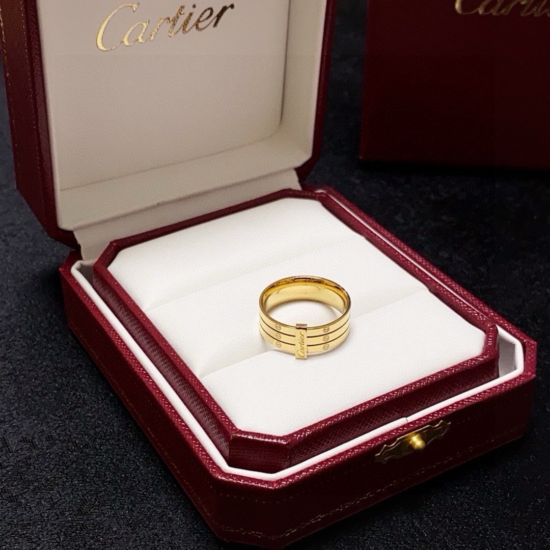 Cartier Maillon Panthere ring 14K yellow gold no accent stones 7