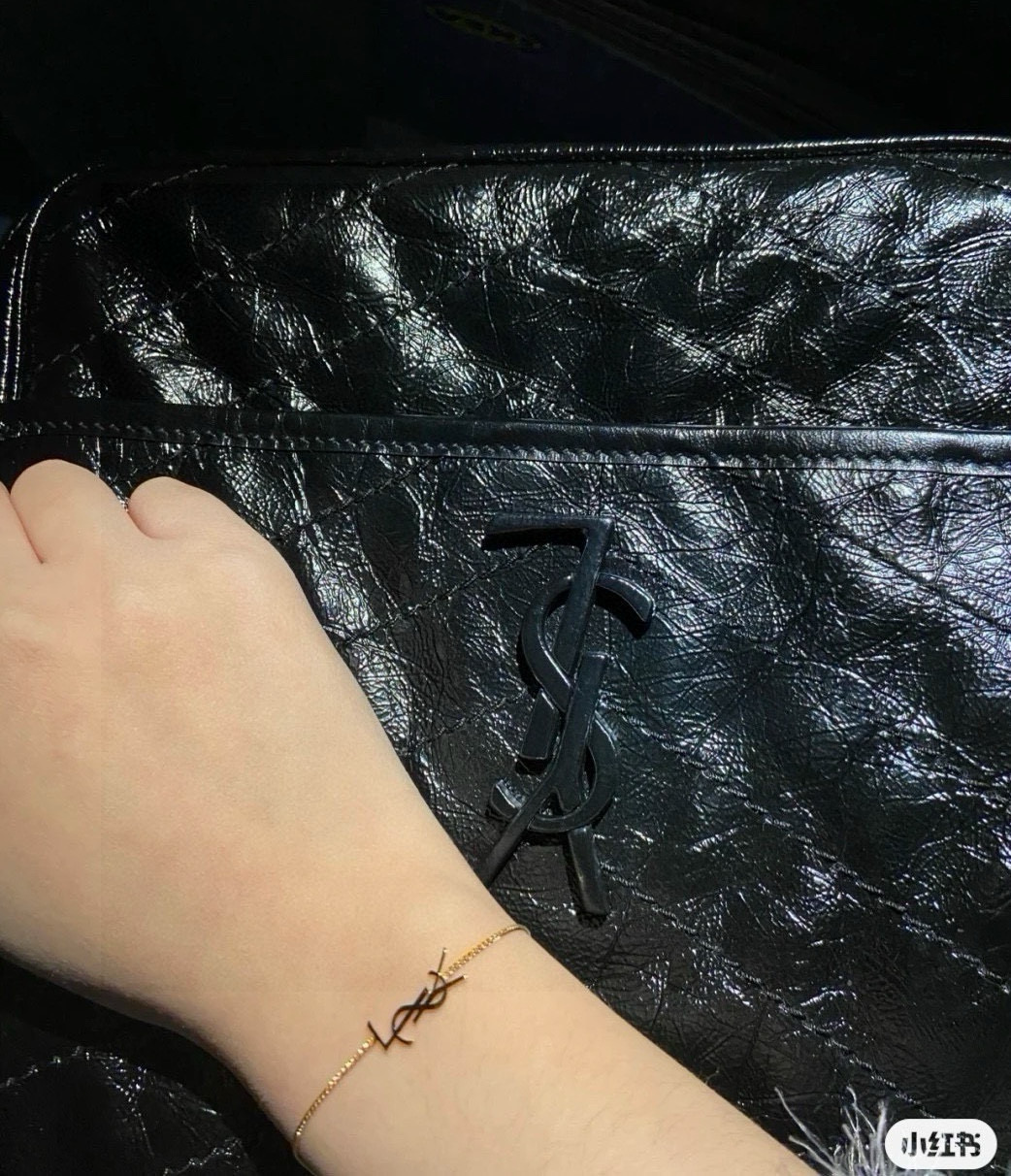 Saint Laurent Cassandre YSL Monogram Chain Bracelet bracelet Gold-tone metal also available in silver-tone metal no gemstones 18cm with 3cm extender